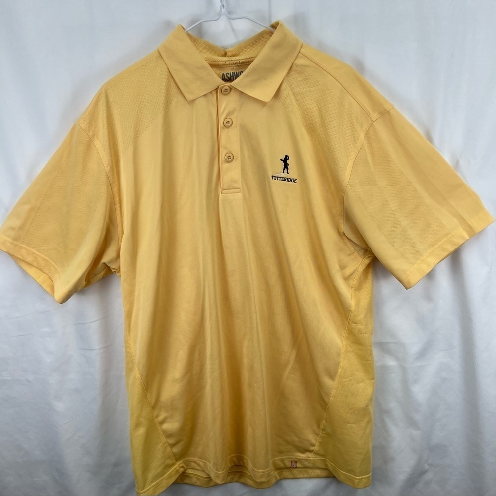 Ashworth - Men’s Golf Shirt - Buttercup Yellow -  Large